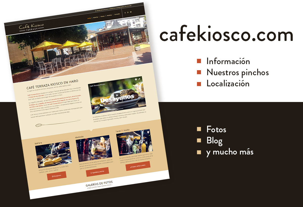 Web Cafe Terraza Kiosco Café Terraza Kiosco